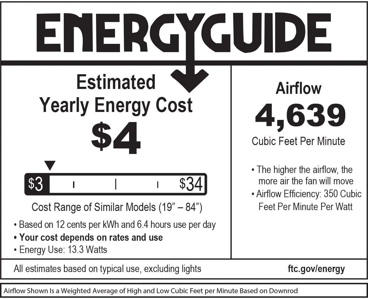 Hinkley 900160F Artiste 60" Outdoor Ceiling Fan with LED Light Kit