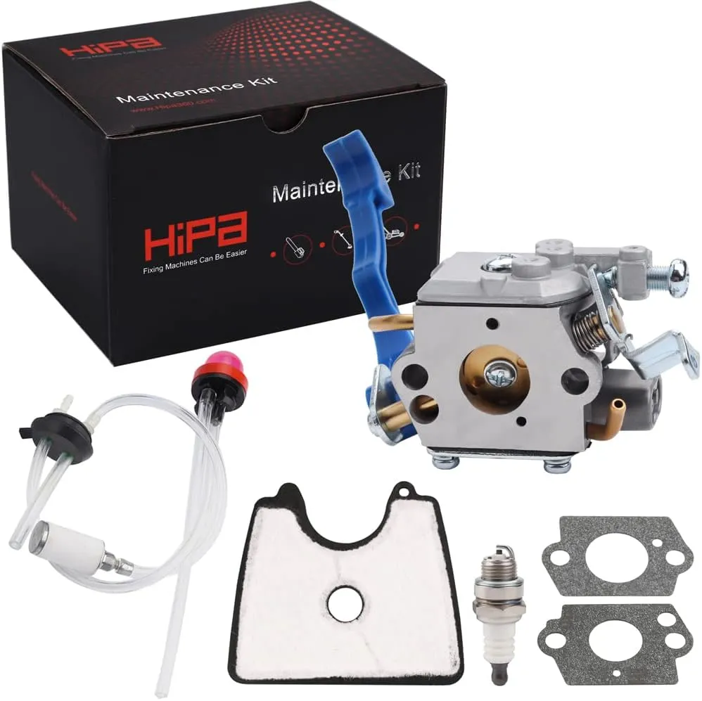 Hipa 590460102 Carburetor Kit For Jonsered B2126 BV2126 Leaf Blower Parts Replace 545081811 581798001 C1Q-W37