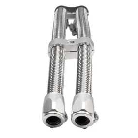 Hose Upgrade Kit 3ft - Silver Stainless-steel braided