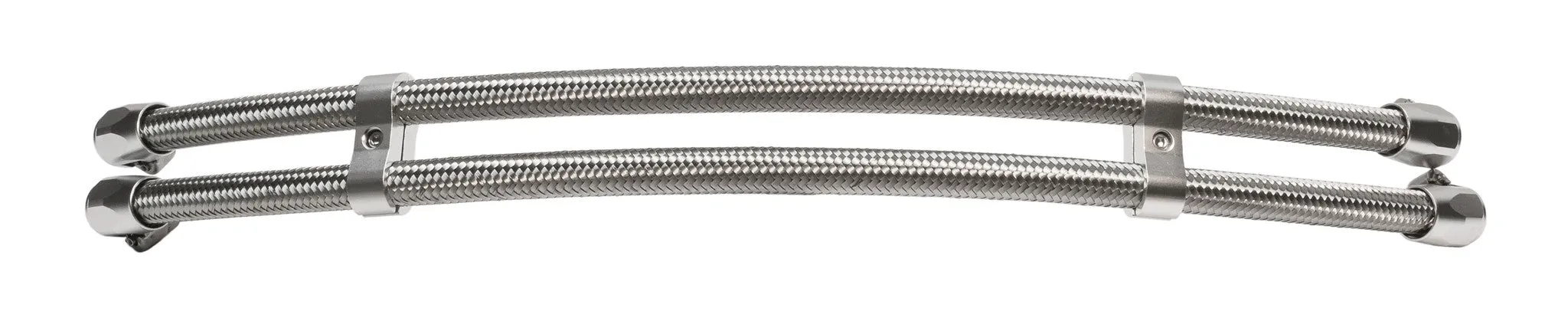 Hose Upgrade Kit 6ft - Silver Stainless-steel braided