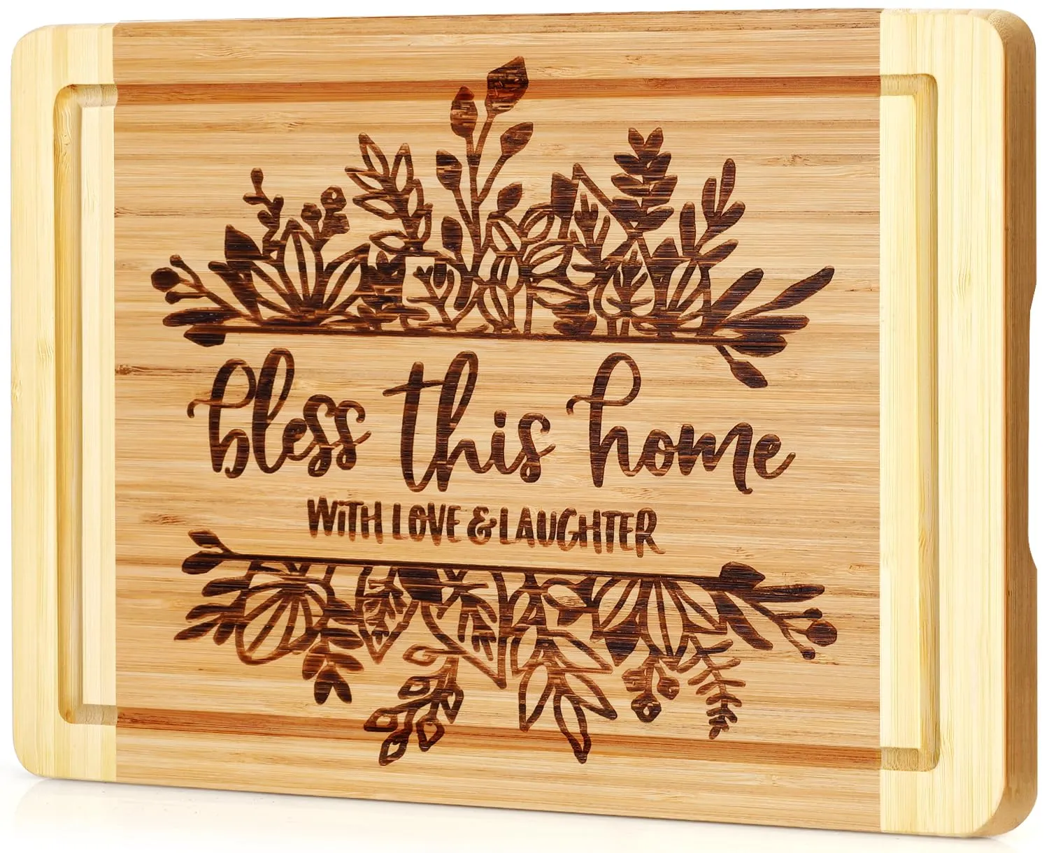 House Warming Gifts for New Home, Engraved Cutting Board Housewarming Gifts, New Home Gift Ideas for New Homeowner, New House Gifts for Women Men Couple Neighbor Friend Family - Bless This Home