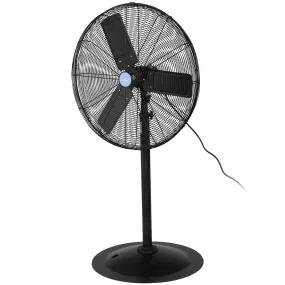 iLiving ILG8P30-72 - Commercial Pedestal Floor Fan, 30-Inch, Industrial Heavy Duty Floor Standing Fan with 7261 CFM, Perfect for Home, Shop, Bedroom, Gym, Garage, Black