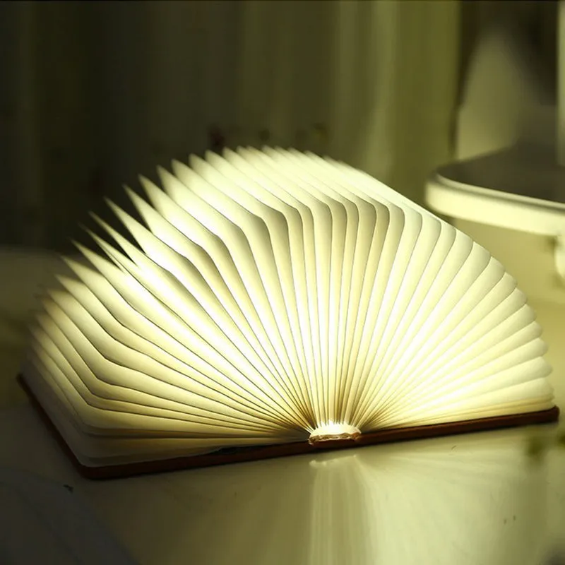 Innorspry Folding Fan Table Lamp