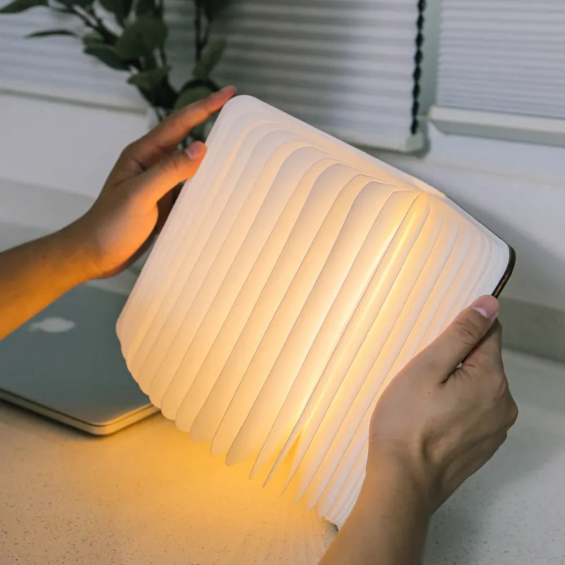 Innorspry Folding Fan Table Lamp