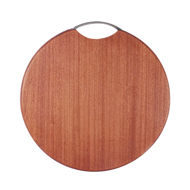 Japanese Ebony Cutting Board Whole Wood Cutting Board Household Solid Wood Cutting Board Circular Crack Proof Cutting Board Kitchen Cutting Board