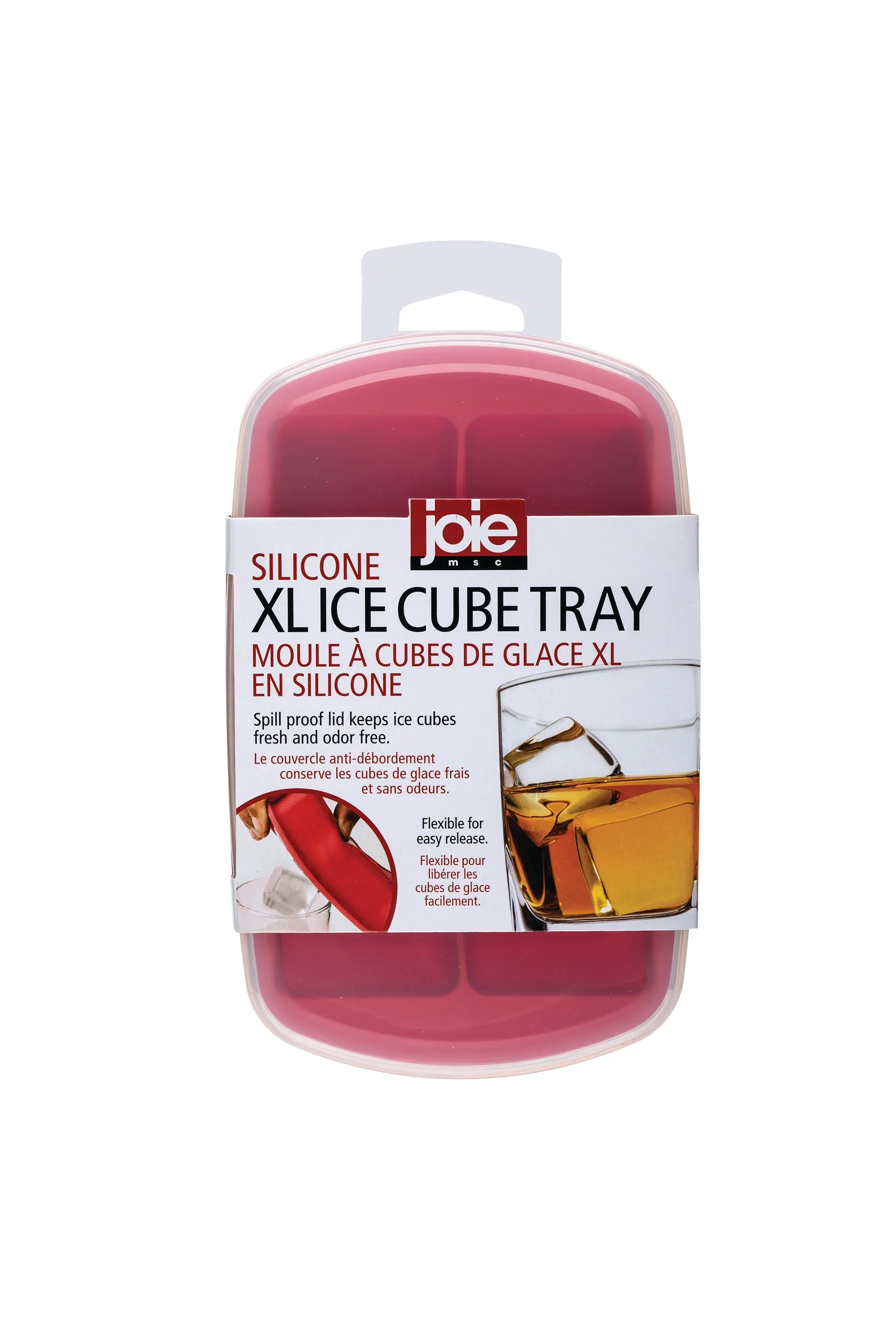 JOIE- XL Silicone Ice Cube Tray & Lid