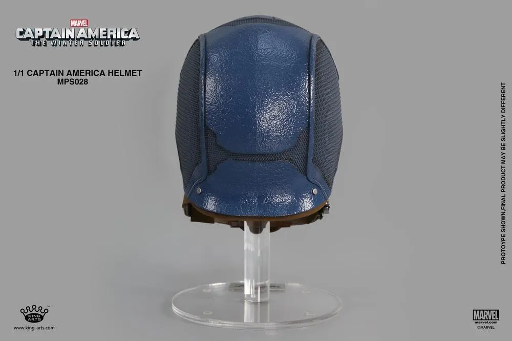 KING ARTS MOVIE PROP SERIES 1/1 CAPT. AMERICA HELMET - MPS028