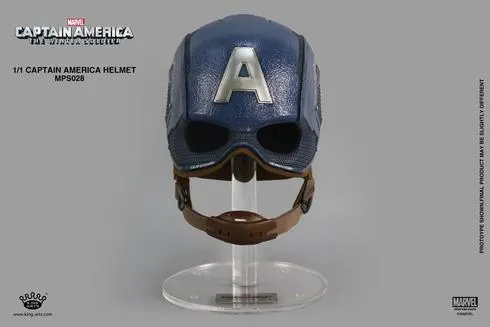 KING ARTS MOVIE PROP SERIES 1/1 CAPT. AMERICA HELMET - MPS028