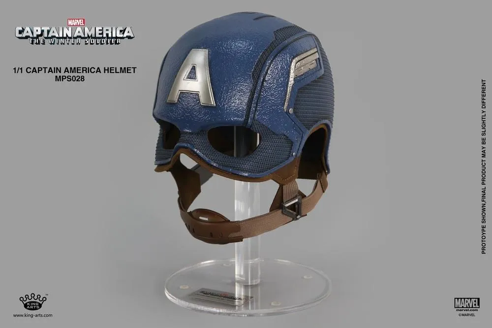 KING ARTS MOVIE PROP SERIES 1/1 CAPT. AMERICA HELMET - MPS028