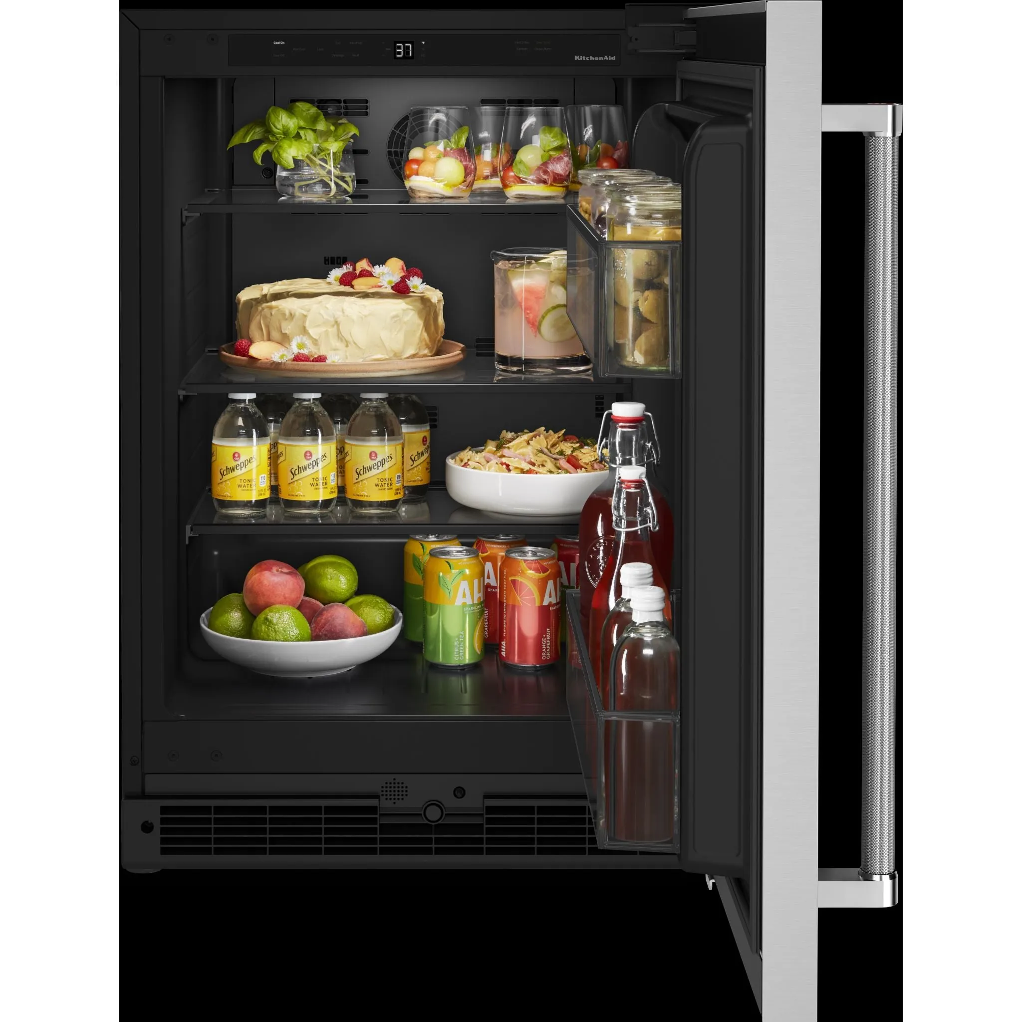 KitchenAid  24" Undercounter Refrigerator with Stainless Steel Door (KURR114KSB)