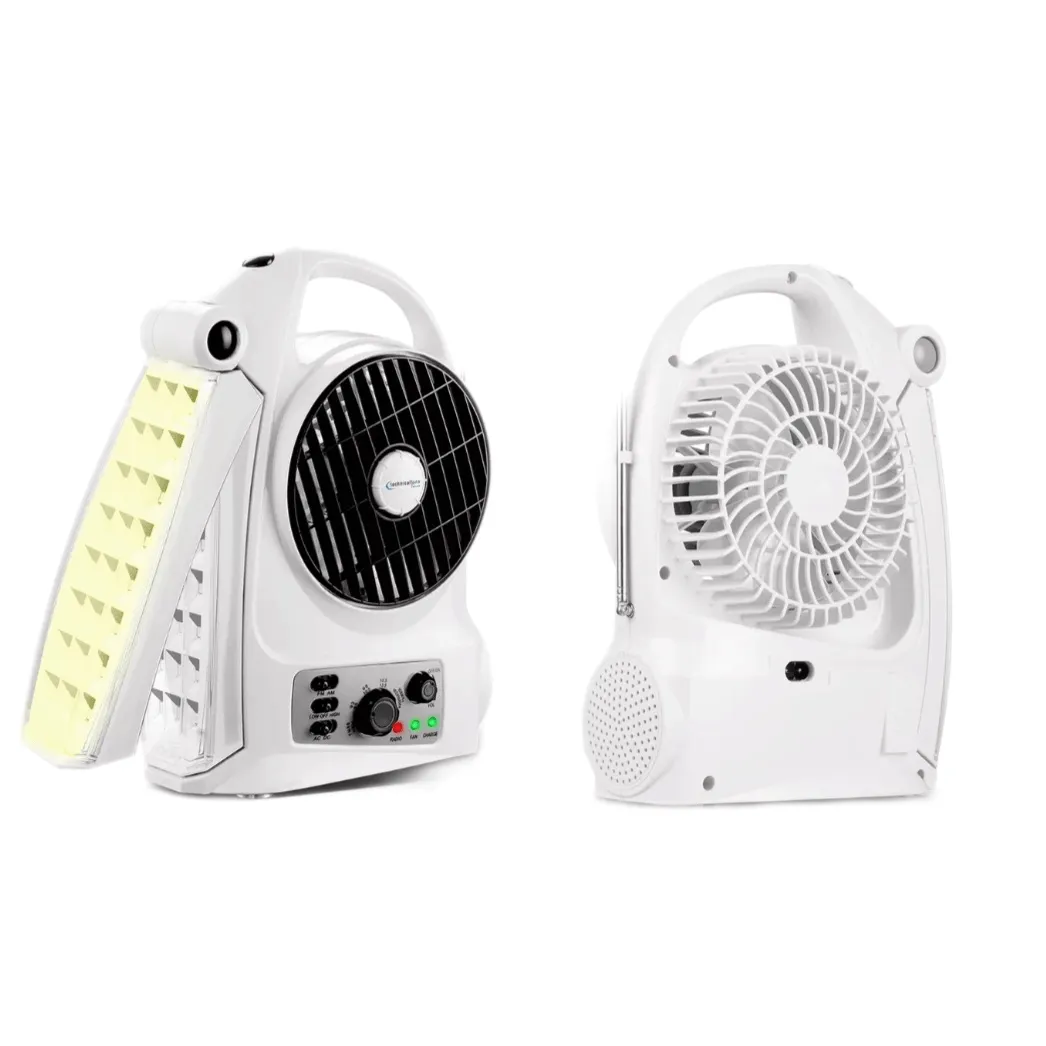 Konfort Rechargeable Fan   Radio 5"