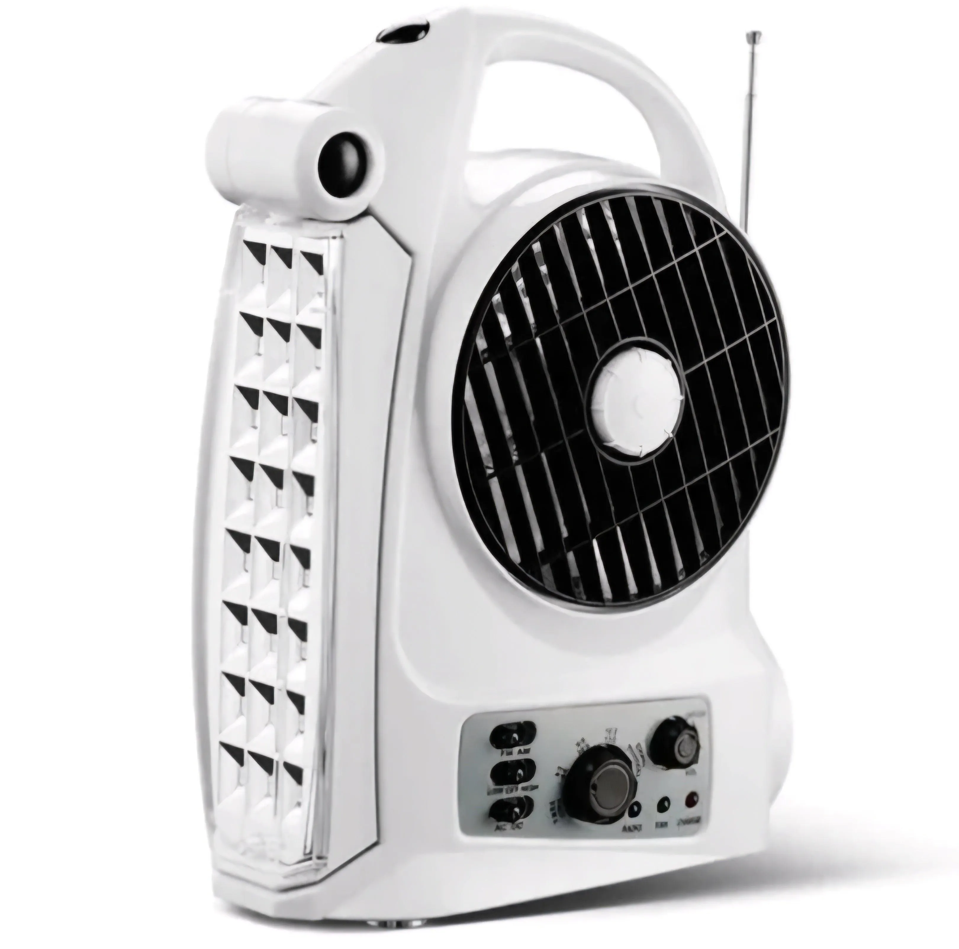 Konfort Rechargeable Fan   Radio 5"