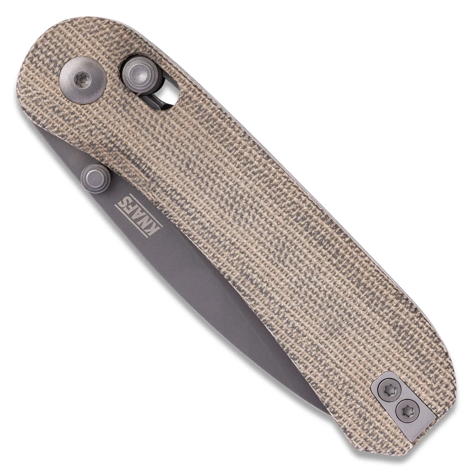 Lander 3 Pocket Knife - Moondust Micarta - Clutch Lock