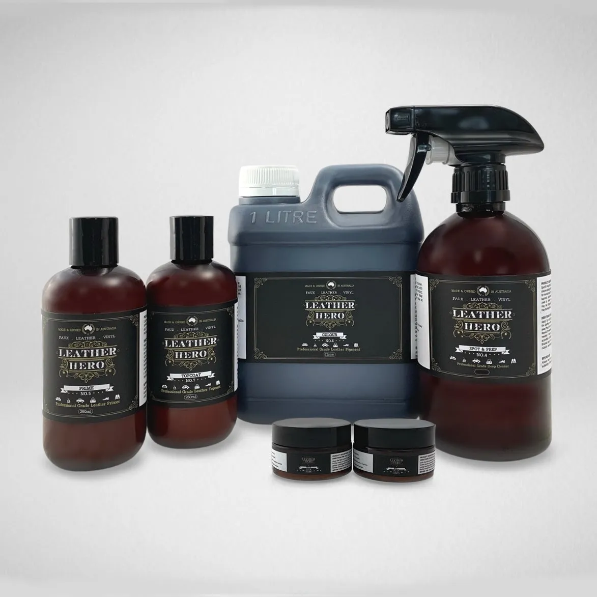 Leather Repair & Recolour Kit - Brown