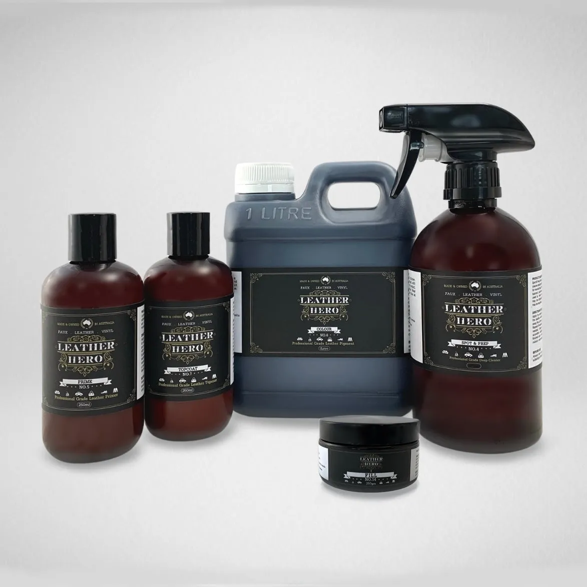 Leather Repair & Recolour Kit - Brown