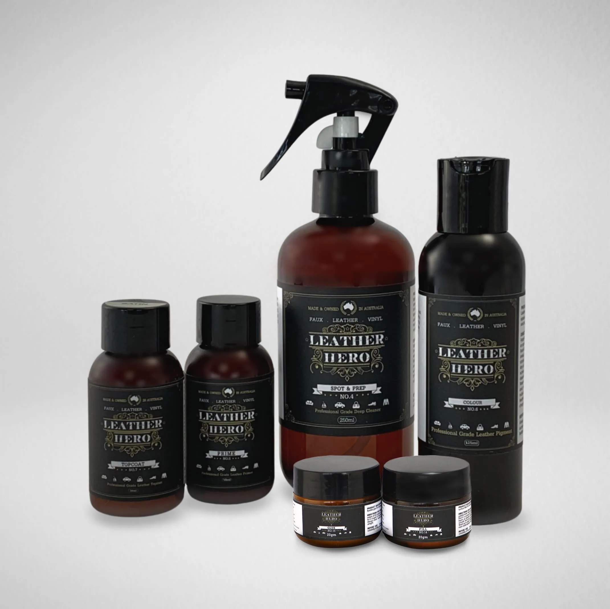 Leather Repair & Recolour Kit - Brown