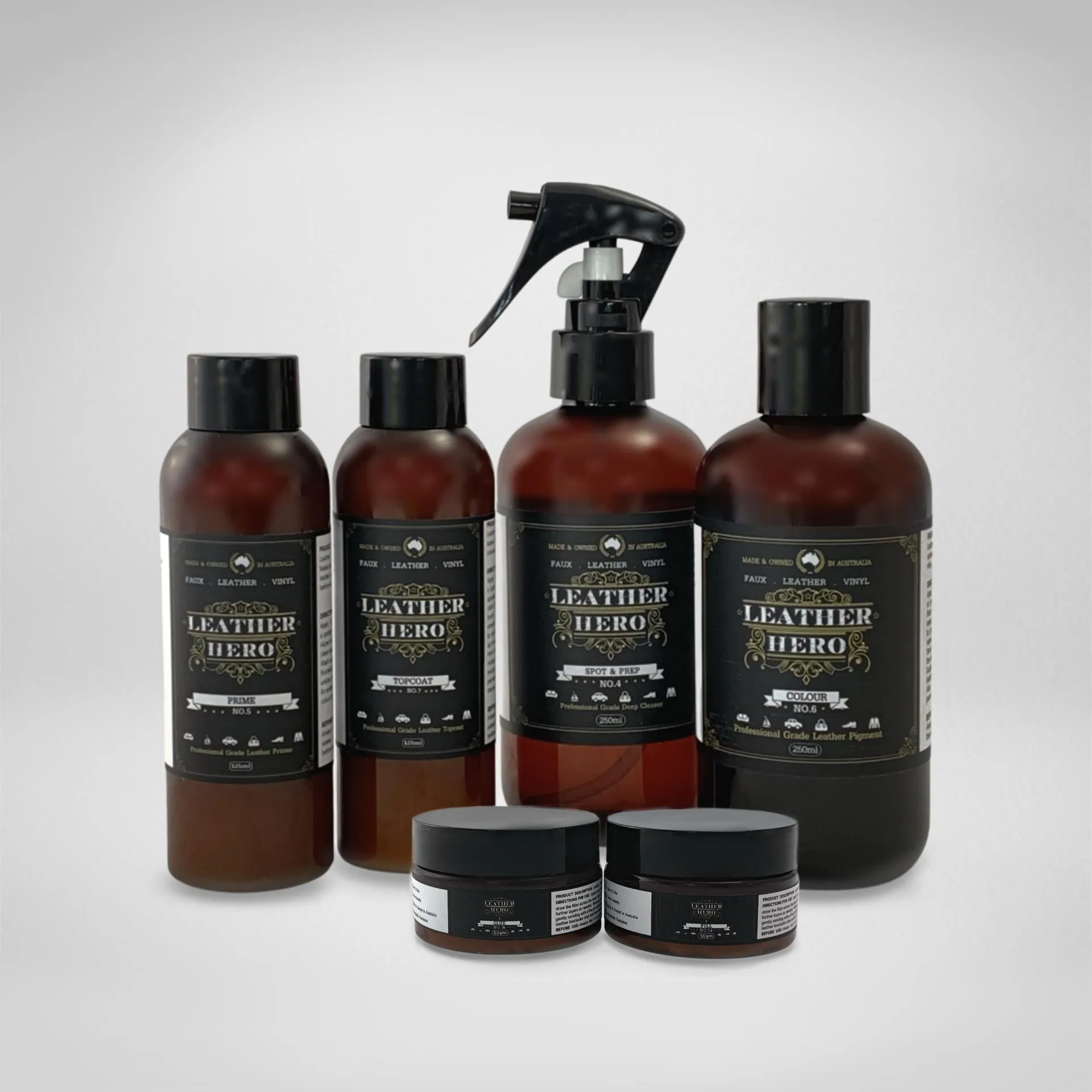 Leather Repair & Recolour Kit - Brown