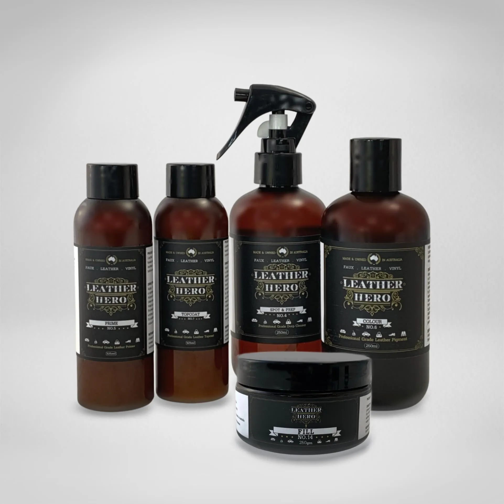 Leather Repair & Recolour Kit - Graphite