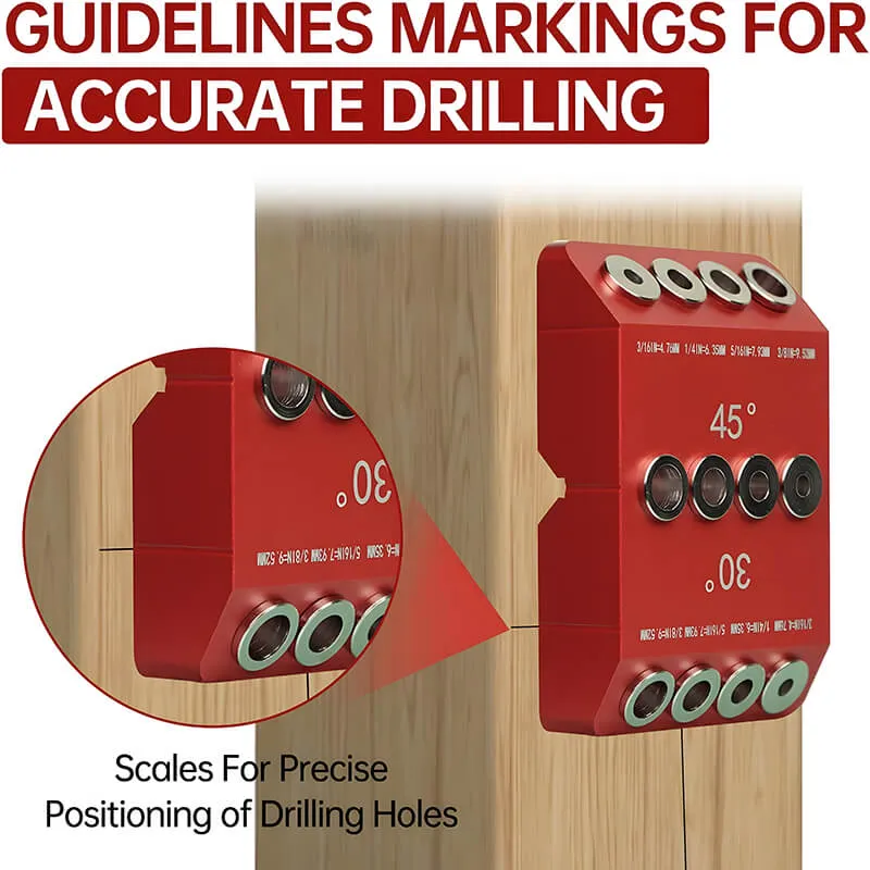 Levoite™ 30 45 90 Degree Angled Drill Guide Jig