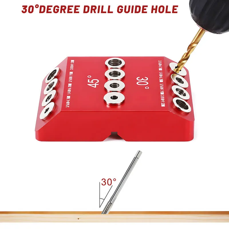 Levoite™ 30 45 90 Degree Angled Drill Guide Jig