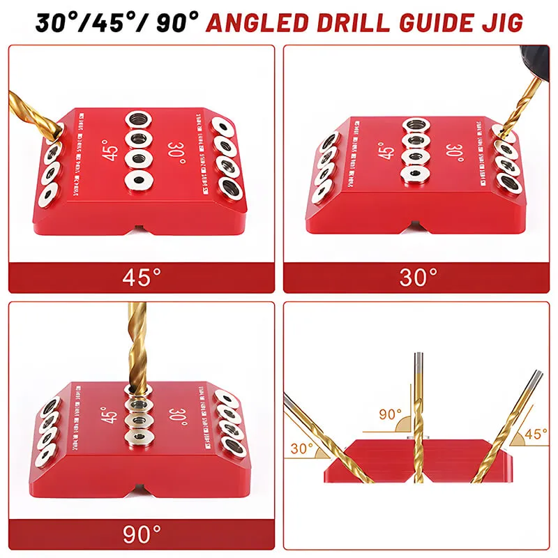 Levoite™ 30 45 90 Degree Angled Drill Guide Jig