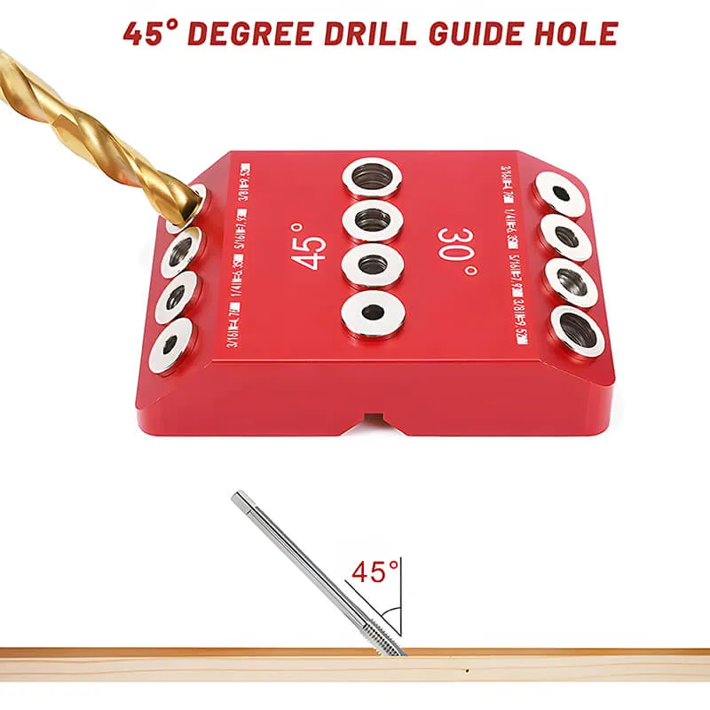 Levoite™ 30 45 90 Degree Angled Drill Guide Jig