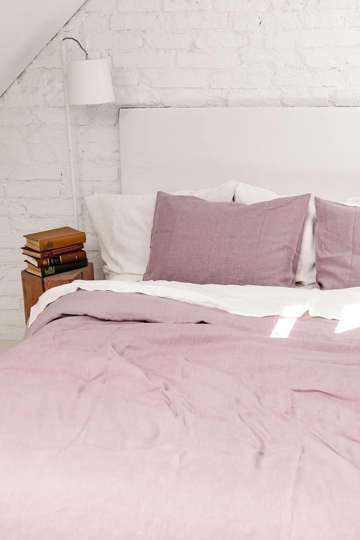 Linen Bedding Set Dusty Rose