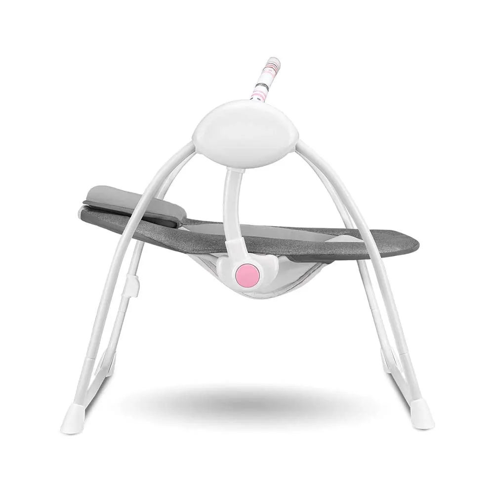 Lionelo Ruben Swinging Chair (Stone Grey, Rose)