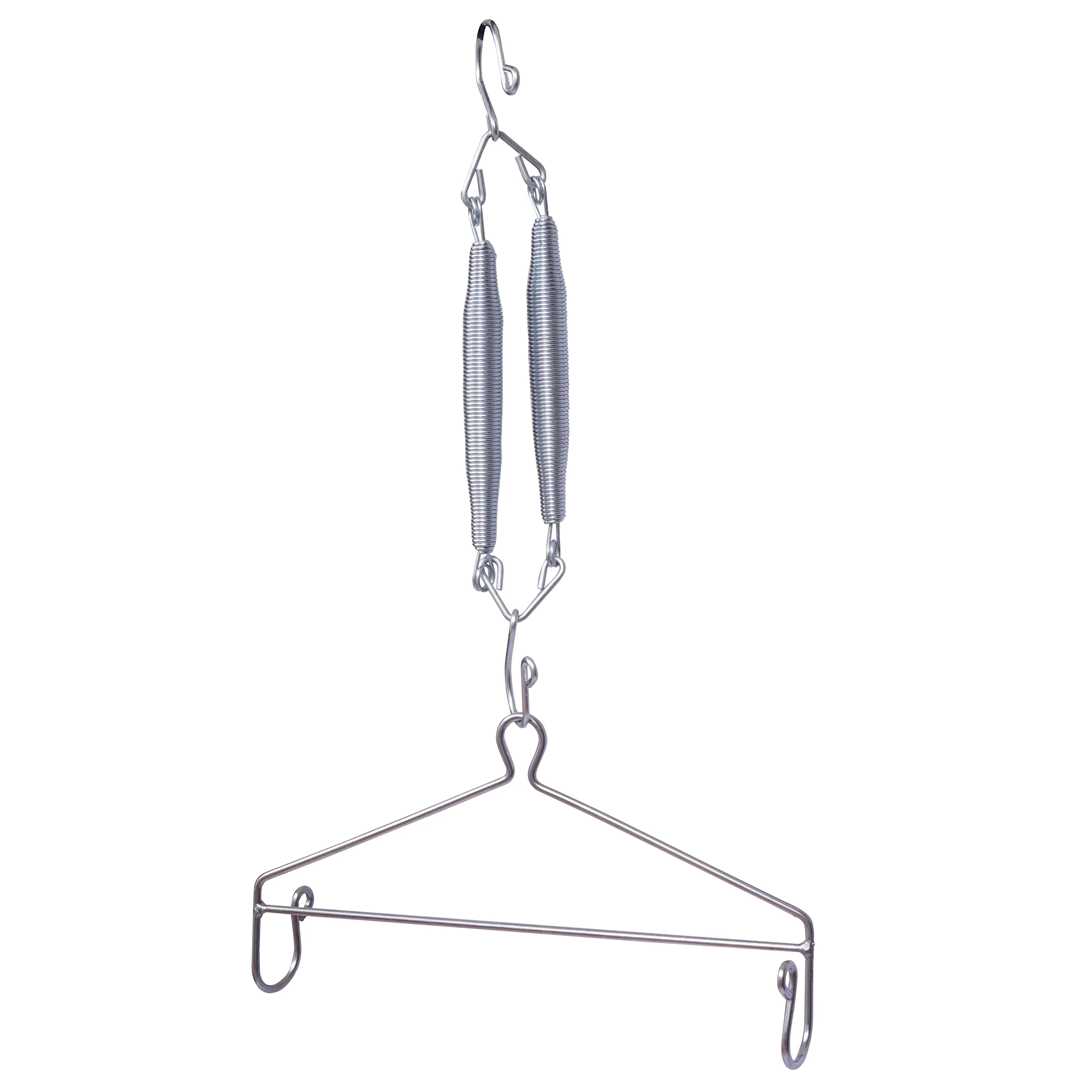 Little Chime Cradle Spring and Hanger Combo (Silver, 20 Kg)