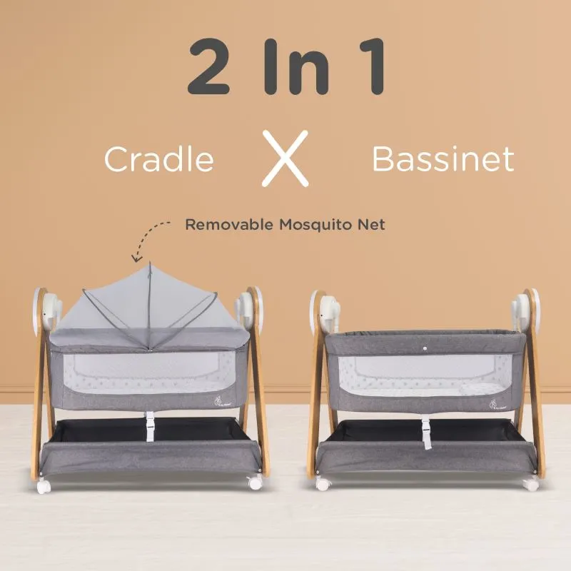 Lullabies Woodsy Electric Cradle For Babies