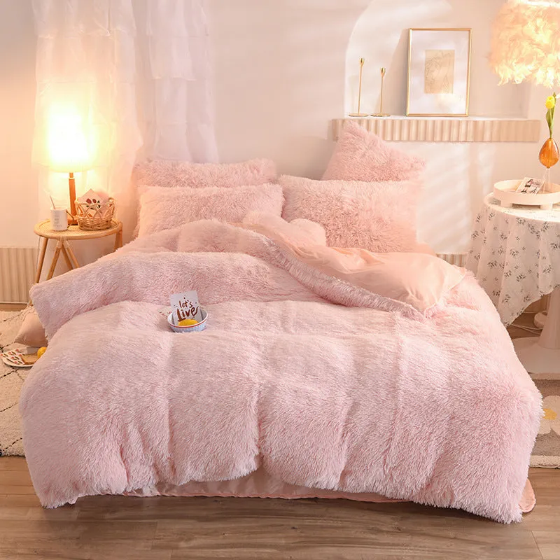 Luxury Thick Fleece Duvet Cover - Winter Warm