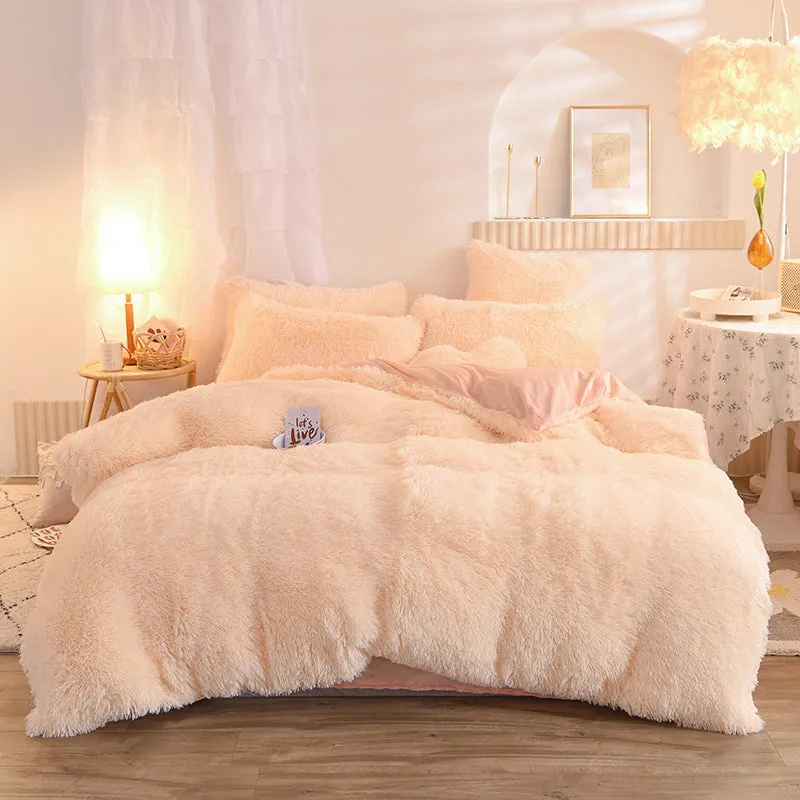 Luxury Thick Fleece Duvet Cover - Winter Warm