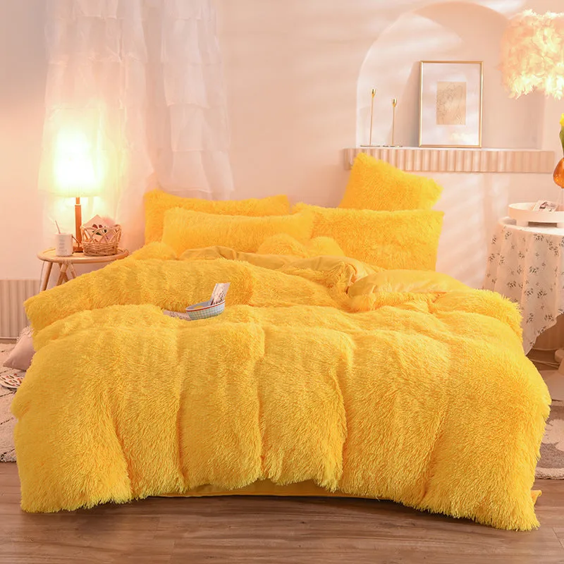 Luxury Thick Fleece Duvet Cover - Winter Warm