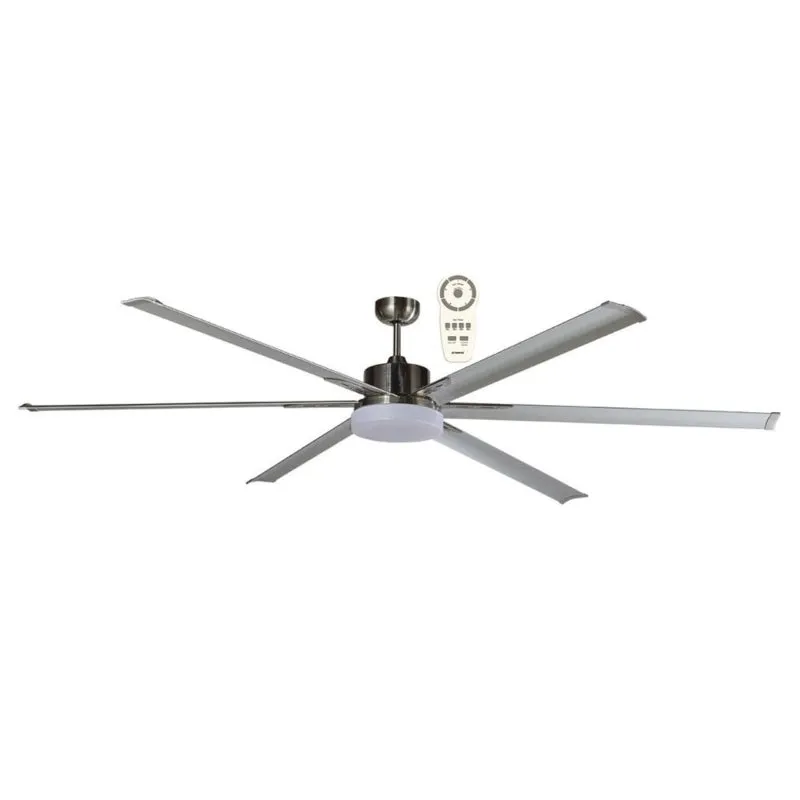 Martec Albatross 84" DC Ceiling Fan With 24W LED Light and Remote - Brushed Nickel