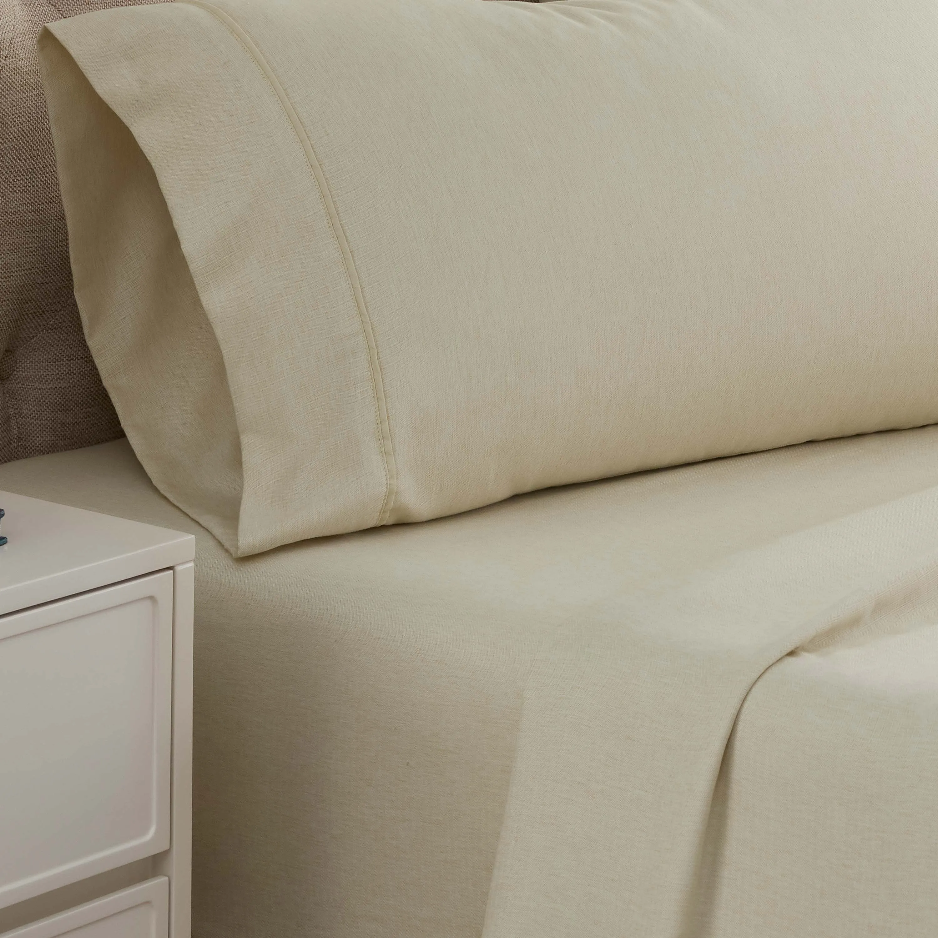 Martex Arcadia Heather Herringbone Sheet Set