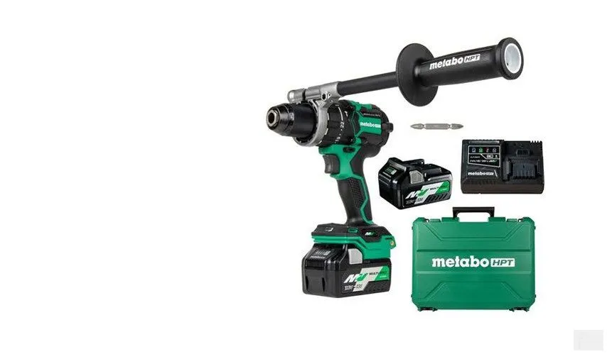 Metabo MultiVolt™ 36V Brushless 1/2-in Hammer Drill Kit 4.0Ah x 2 {DV36DC}