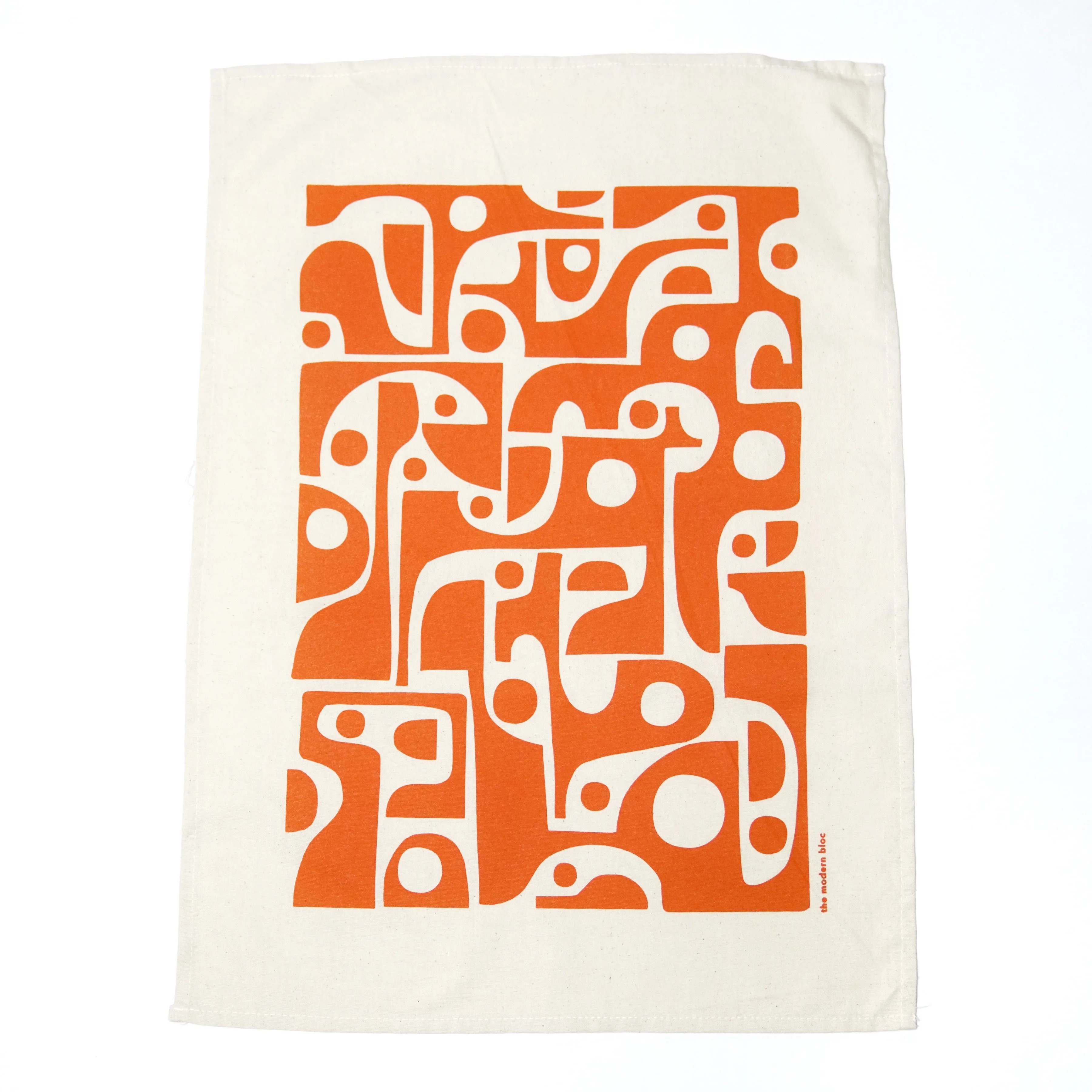 Mid Century Shapes Kitchen Towel