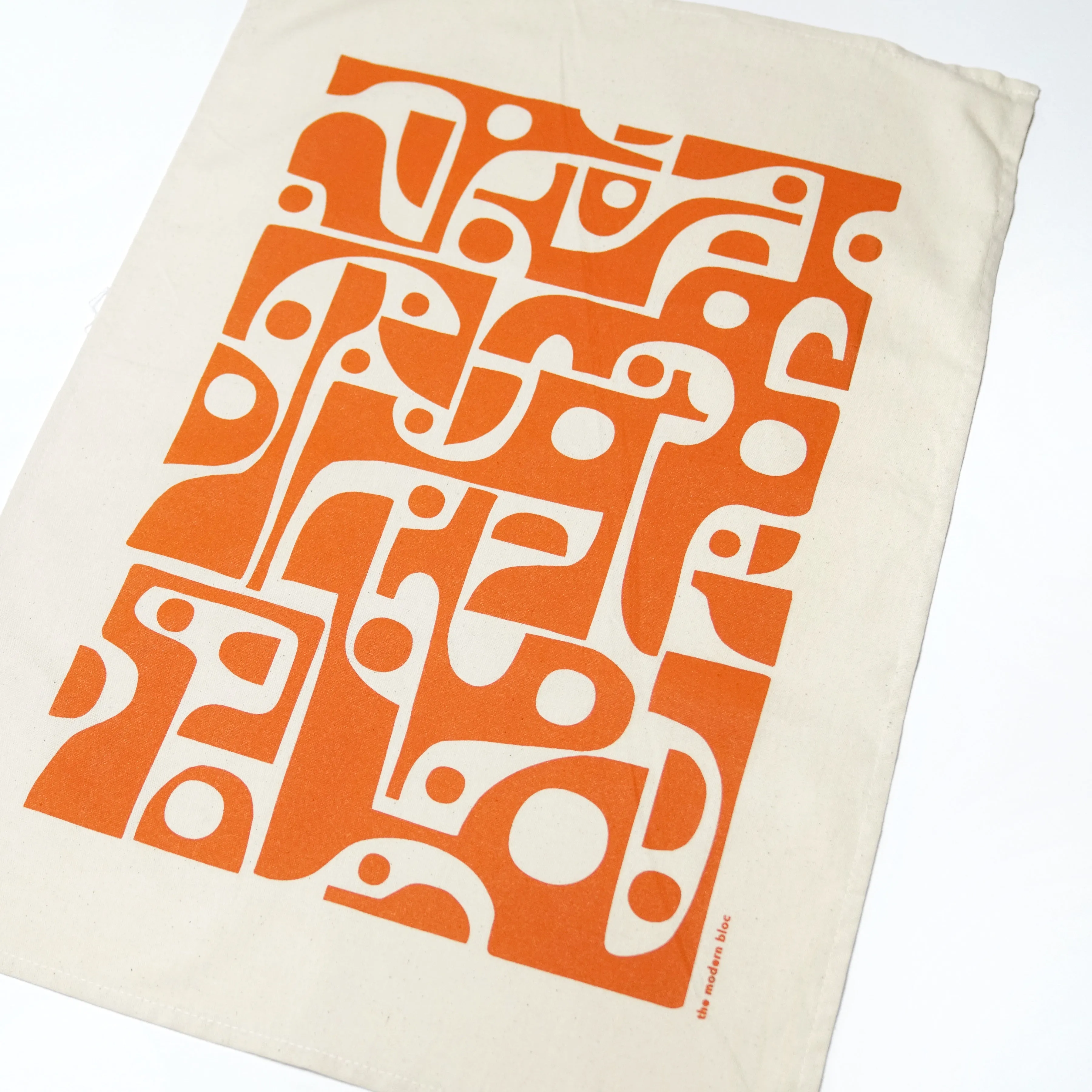 Mid Century Shapes Kitchen Towel