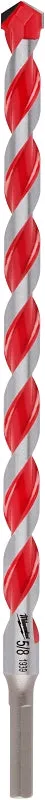 Milwaukee 48-20-9041 Drill Bit, 5/8 in Dia, 12 in OAL, Wide Flute, 3/8 in Dia Shank, 3-Flat Shank :CD: QUANTITY: 1