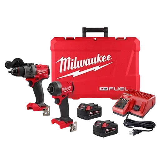 Milwaukee M18 FUEL™ 2-Tool Combo Kit Hammer Drill and Hex Impact Driver [3697-22]