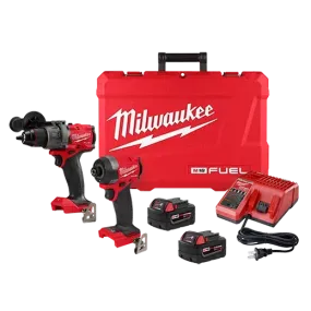 Milwaukee M18 FUEL™ 2-Tool Combo Kit Hammer Drill and Hex Impact Driver [3697-22]