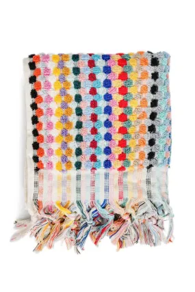 Miss April Pompom Turkish Cotton Hand Towel