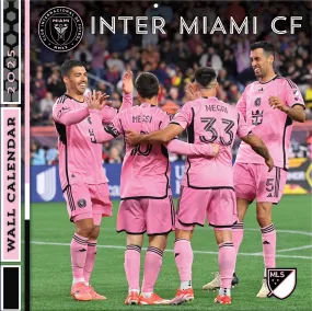 MLS Inter Miami Wall 2025 Calendar