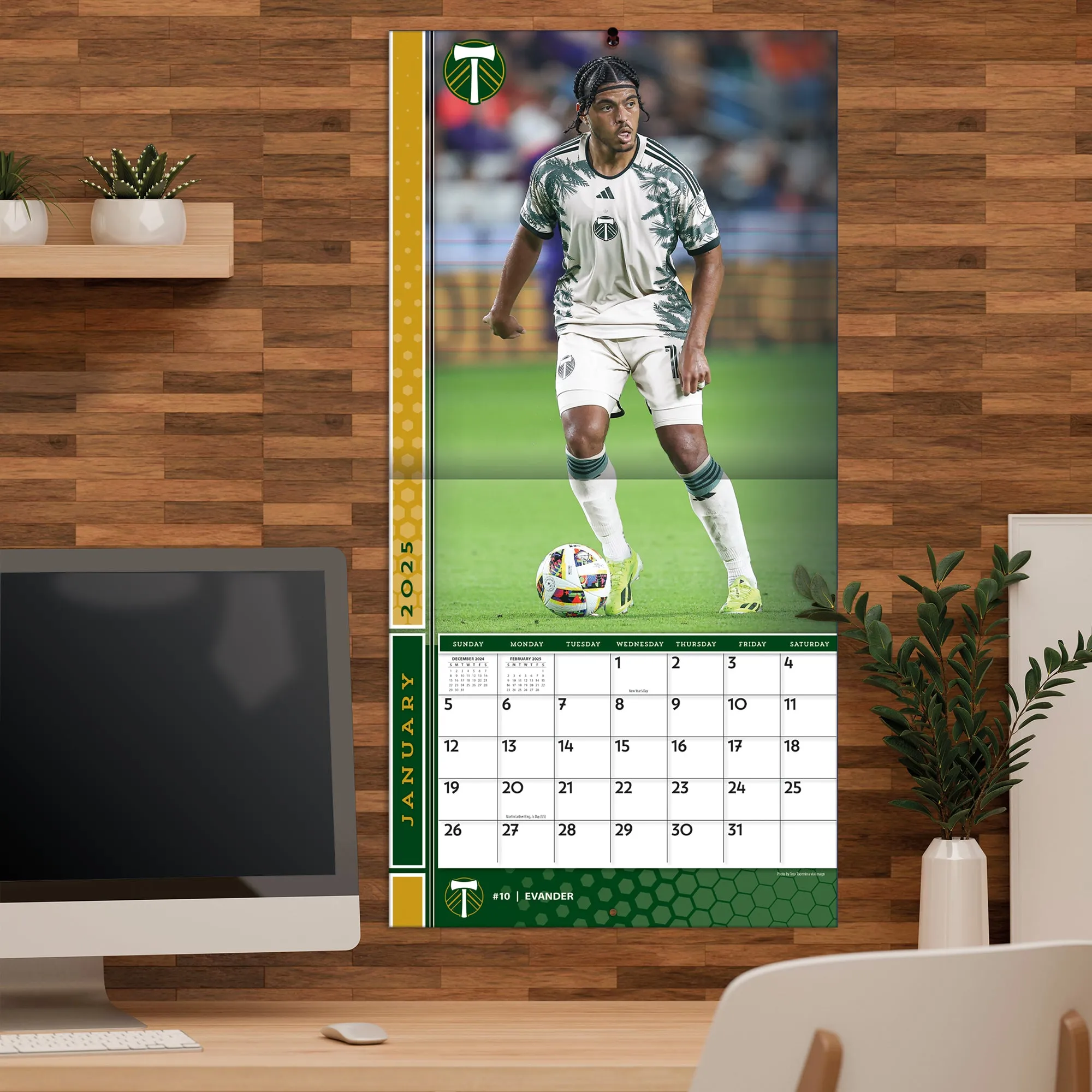 MLS Portland Timbers Wall 2025 Calendar - Online Exclusive