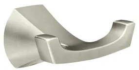 Moen Lindor MY8703BN Robe Hook, 2-Hook, Zinc, Brushed Nickel, Wall Mounting :CD  1: QUANTITY: 1