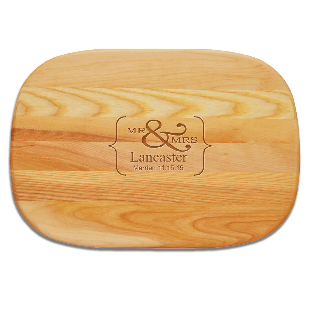 Mr & Mrs Cutting Board