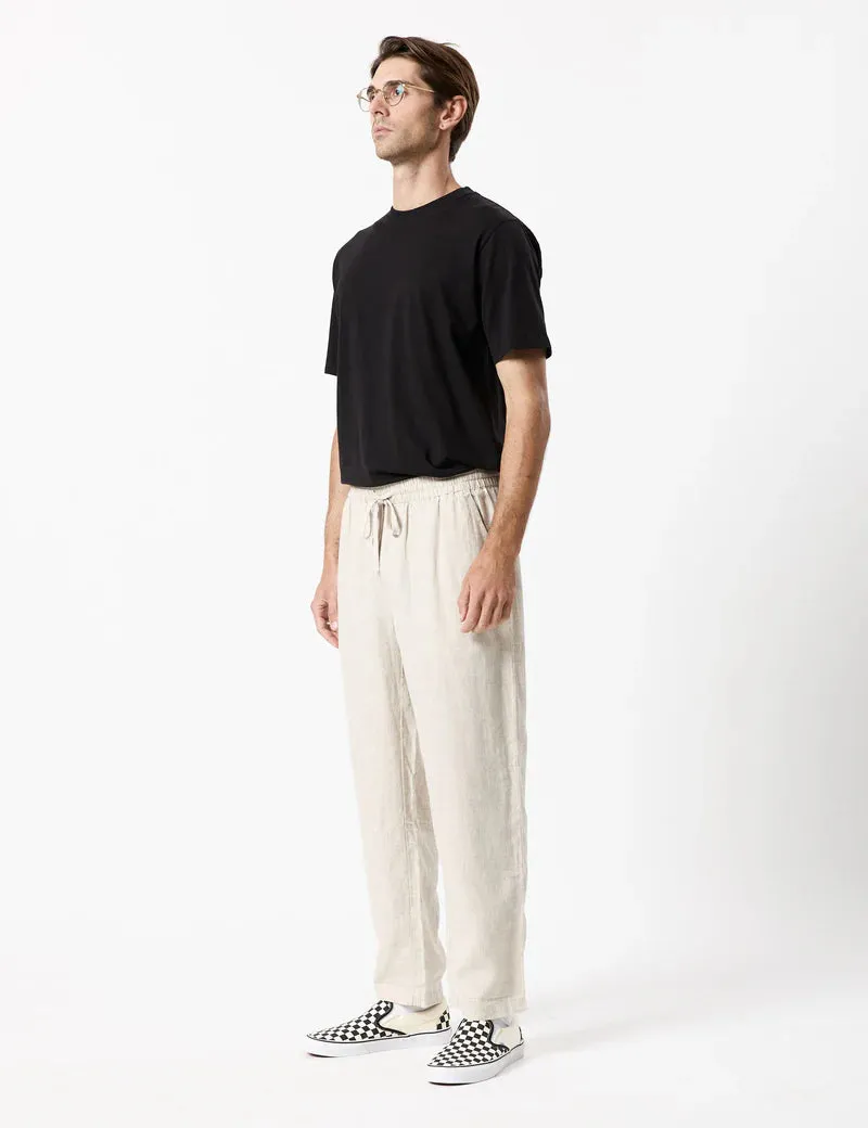 MR SIMPLE - Burbank Linen Pant Natural