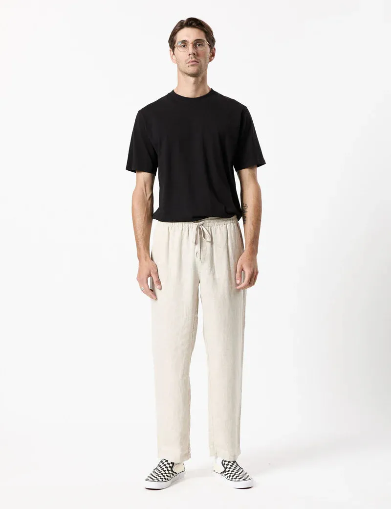 MR SIMPLE - Burbank Linen Pant Natural