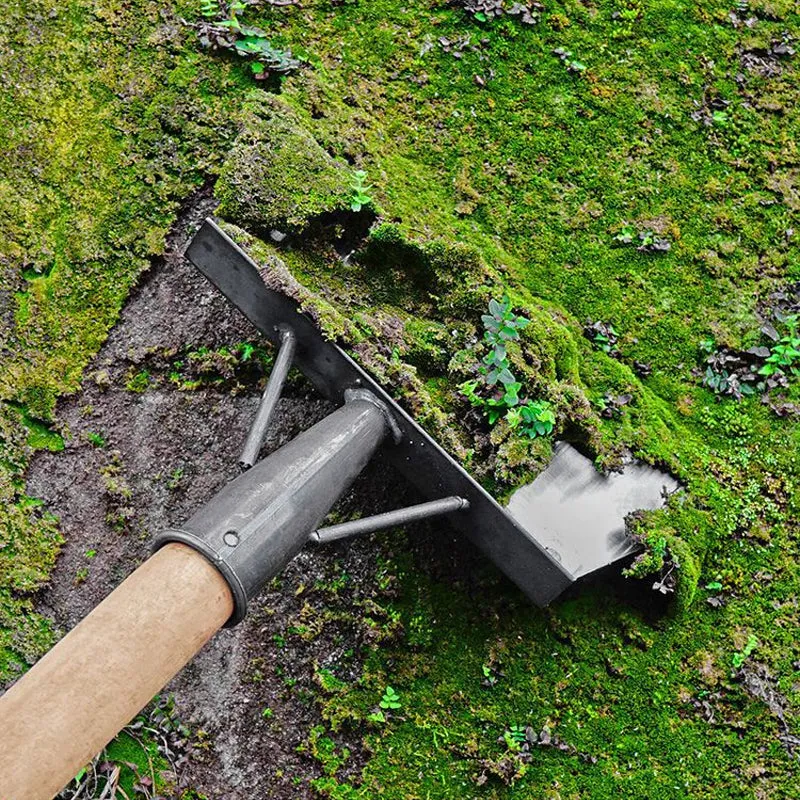 Multifunctional cleaning shovel in stainless steel