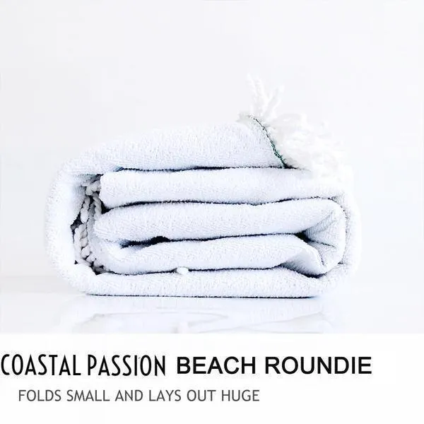 Nautical Passion Round Beach Towel